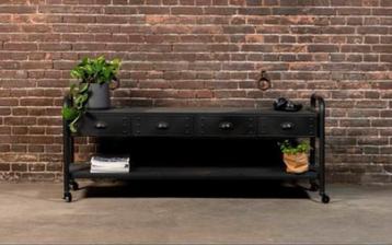 Tv dressoir industrieel zwart rootsmann beschikbaar voor biedingen
