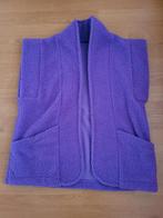 Paarse Fluffy Bodywarmer - One Size, Verzenden, Paars, Maat 42/44 (L), Zo goed als nieuw