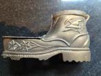 Vintage schoen asbak sigarette houder messing, Ophalen of Verzenden, Brons