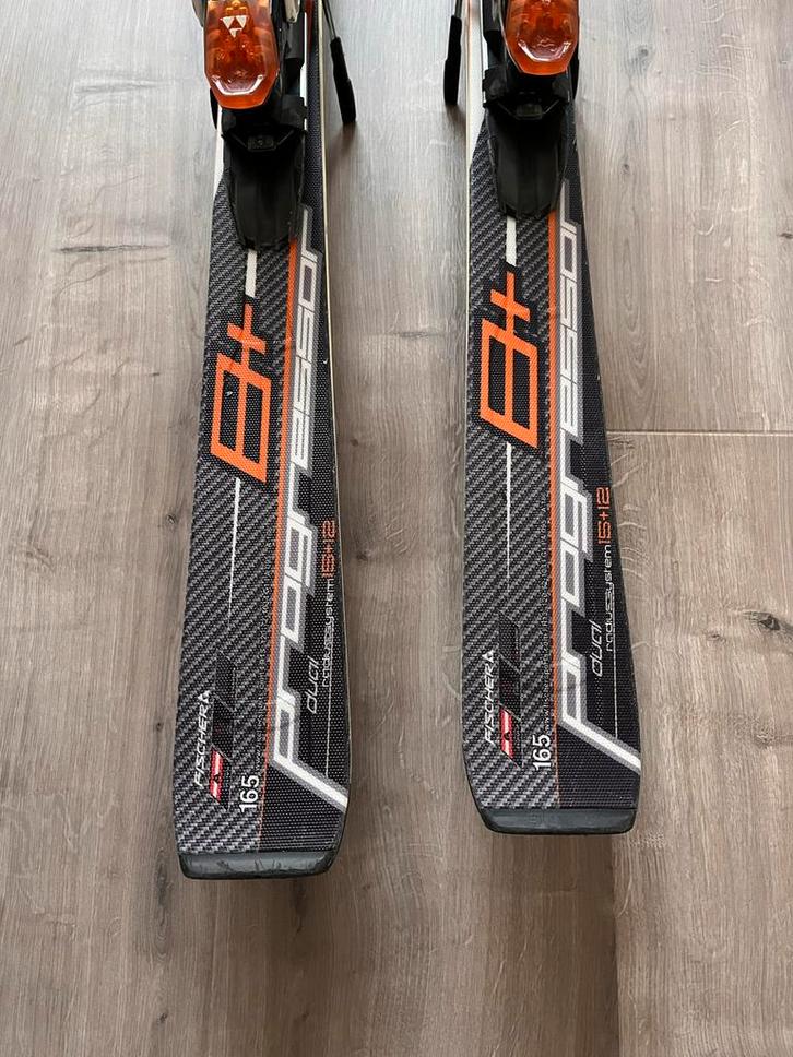 Fischer Progressor 8+ Ski's - 165 cm, Sport en Fitness, Skiën en Langlaufen, Gebruikt, Ski's, Skiën, Fischer, Carve, 160 tot 180 cm