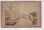 Rotterdam Molen Schiekade Kabinetfoto ca 1880, Verzenden, Voor 1920, Ongelopen, Zuid-Holland