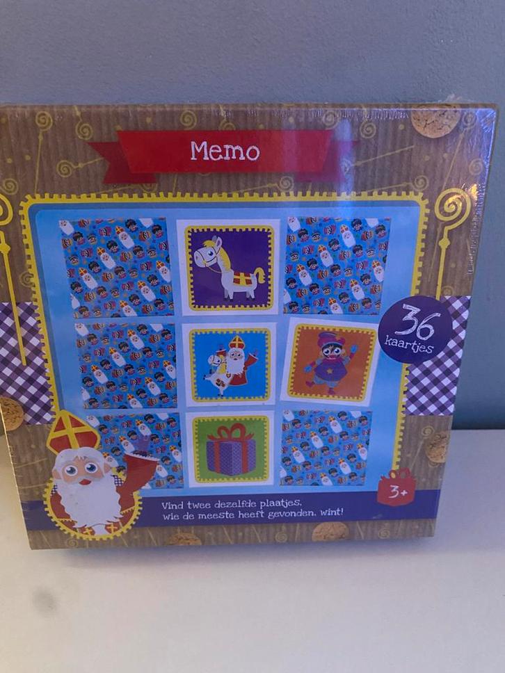 Sinterklaas Memoryspel - 36 Kaartjes, Kinderen en Baby's, Speelgoed | Overig, Nieuw, Jongen of Meisje, Ophalen of Verzenden