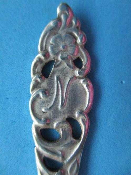(F9463)  Letterlepeltje N, Verzamelen, Porselein, Kristal en Bestek, Gebruikt, Bestek, Metaal, Ophalen of Verzenden