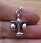 zilveren hanger weegschaal [444], Verzenden, Zo goed als nieuw, Zilver, Zilver