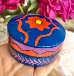 Blue Daisy Jewellery box Anna en Nina Papier-maché, Ophalen of Verzenden, Zo goed als nieuw