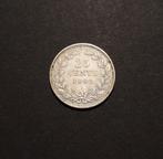 25 cent 1902, Zilver, Koningin Wilhelmina, Losse munt, 25 cent