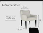 Eetkamer stoelen 6 stuks Merk Urban Sofa, Huis en Inrichting, Ophalen, Hout, Zo goed als nieuw, Vijf, Zes of meer stoelen