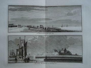 13-16 / Westkappelsche dijk & Rammekers Kopergravure 1754 beschikbaar voor biedingen