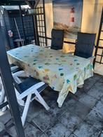 Leuke tuinset met 4 stoelen, Tuin en Terras, Tuinsets en Loungesets, Ophalen