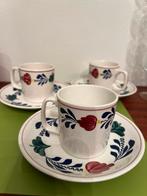 Royal Boch Boerenbont Kop en Schotel (3), Huis en Inrichting, Keuken | Servies, Ophalen of Verzenden, Zo goed als nieuw, Kop(pen) en/of Schotel(s)