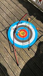 Decathlon boog, pijlen en bord, Ophalen, Gebruikt, Doelwit