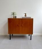 Vintage teakhouten kastje, jaren 60/Deens design, Huis en Inrichting, Ophalen, Gebruikt, 1 of 2 laden, 50 tot 100 cm