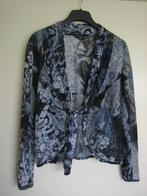 Zeer mooi blauw-wit bindvestje MEZZA LUNA 46 snazzeys, Mezza Luna, Maat 46/48 (XL) of groter, Nieuw, Verzenden