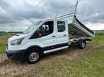 Ford Transit 350 2.0 TDCI L4H1 DC 7 pers Ambiente kipper, 13 km/l, Euro 6, Origineel Nederlands, Bedrijf