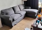 Ikea Ektorp driezits bank met chaise longue antraciet, Huis en Inrichting, Banken | Sofa's en Chaises Longues, Ophalen, Zo goed als nieuw
