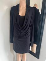 REPEAT   jurk   MAAT 44     ALS NIEUW, Repeat, Zwart, Maat 42/44 (L), Ophalen of Verzenden