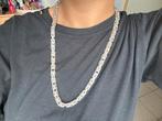 Zilveren Koningsketting925, Sieraden, Tassen en Uiterlijk, Kettingen, Ophalen, Zo goed als nieuw, Zilver