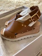 Stella McCartney platform sandals, Kleding | Dames, Schoenen, Verzenden, Beige, Schoenen met hoge hakken, Gedragen