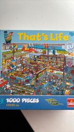 Thar’s life puzzel 1000 stukjes goliath, Hobby en Vrije tijd, Ophalen, 500 t/m 1500 stukjes, Zo goed als nieuw