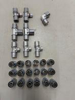 26x uponor 40 mm koppelingen, Doe-het-zelf en Verbouw, Buizen en Afvoer, Ophalen, Nieuw, 20 tot 40 mm