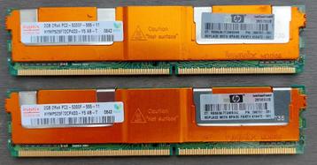 RAM geheugen 2GB 2Rx4 PC2-5300F-555-11 (2x) beschikbaar voor biedingen