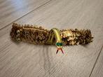 Carnaval cleopatra hoofdband/haarband goud met pailetten, Ophalen of Verzenden, Gedragen, Carnaval