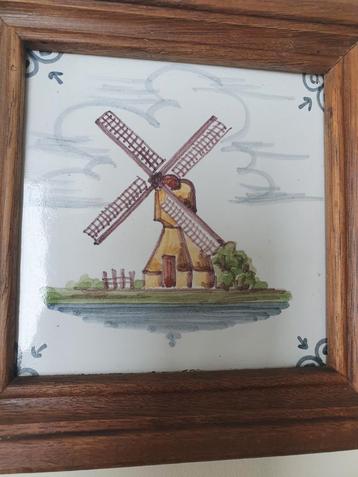 Makkum Handwerk Tegel - Molen beschikbaar voor biedingen