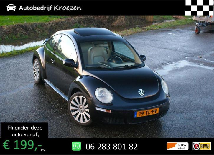 Volkswagen New Beetle 2.0 Highline | Org NL | Schuifdak | Le, Auto's, Volkswagen, Bedrijf, Te koop, Beetle (Kever), ABS, Airbags
