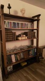 Donker Eiken Boekenkast, Ophalen, Met plank(en), Gebruikt, 200 cm of meer