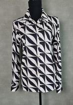 MAICAZZ !! travelstof blouse zwart/wit maat 3xl ( mt46 )., Ophalen of Verzenden, Maicazz, Wit, Zo goed als nieuw