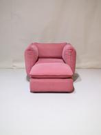 Roze fauteuil met hocker Ipe Cavalli Italië 1970s, Huis en Inrichting, Ophalen, -, -, Zo goed als nieuw