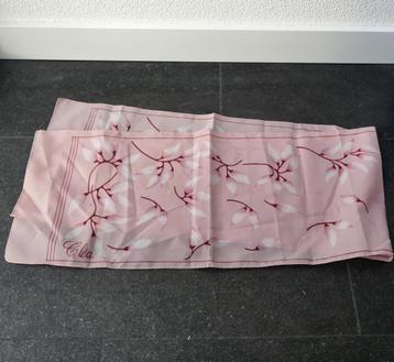 Yves Rocher Cléa sjaal roze bloemen Clea parfum beschikbaar voor biedingen