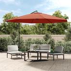 Zweefparasol parasol 350 cm in div. kleuren GRATIS VERZENDEN, Verzenden, Nieuw, 3 tot 4 meter, Zweefparasol
