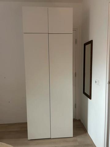 Ikea Platsa kledingkast wit - 2x80cm breed, 180cm hoog beschikbaar voor biedingen
