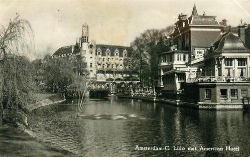 (379-234-039) Amsterdam Lido American Hotel, Verzamelen, Ansichtkaarten | Nederland, Noord-Holland, Verzenden