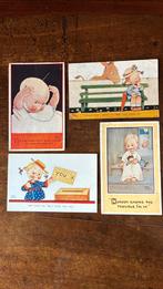Mabel Lucie Attwell. 4 kinderkaarten fantasie., Verzamelen, Ansichtkaarten | Themakaarten, Ophalen of Verzenden, 1920 tot 1940