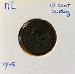 10 cent - 1945 - zink - Wilhelmina, Ophalen of Verzenden, Koningin Wilhelmina, 10 cent, Losse munt