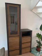 Meubelset Tafel + Vitrine + Kast + Wandplank, Huis en Inrichting, Ophalen, Overige materialen, 50 tot 100 cm, Zo goed als nieuw