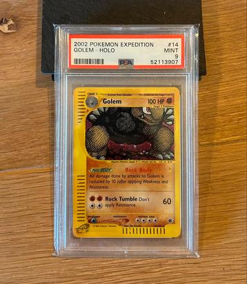 Pokemon - Golem Holo PSA9 beschikbaar voor biedingen