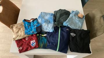 Kleding jongen maat 164/170 broeken, trui, jas, shirts beschikbaar voor biedingen