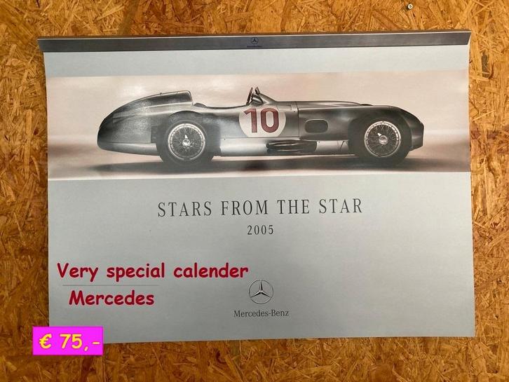Zeer mooie Mercedes kalender, Diversen, Kalenders, Zo goed als nieuw, Maandkalender, Ophalen of Verzenden