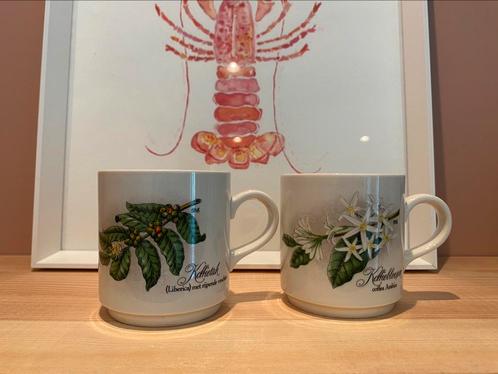 Vintage Villeroy & Boch koffiekopjes, Huis en Inrichting, Keuken | Servies, Zo goed als nieuw, Kop(pen) en/of Schotel(s), Overige stijlen