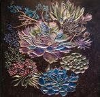 beeldhouwwerk, letterkapwerkstuk, VETPLANTEN, Antiek en Kunst, Kunst | Beelden en Houtsnijwerken, Ophalen of Verzenden