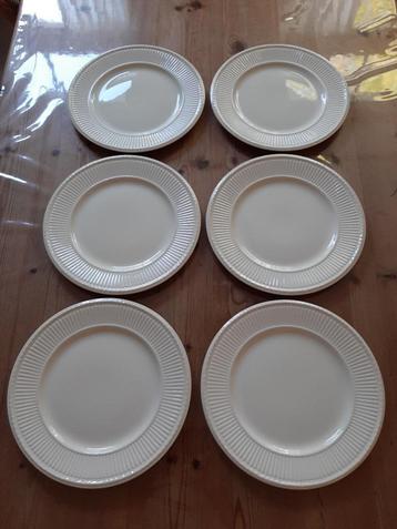 WEDGWOOD EDME - 6 DINERBORDEN - DIAMETER 26,5 CM  beschikbaar voor biedingen