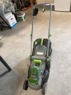 Grasmaaier, Cirkelmaaier, Gebruikt, Accu-grasmaaier, Opvangbak