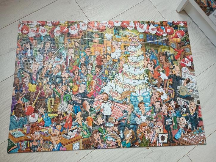 Top 2000 puzzel 2023 jubileum editie, om op te hangen., Hobby en Vrije tijd, Denksport en Puzzels, Zo goed als nieuw, Legpuzzel