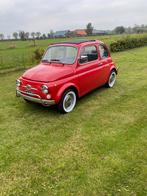 Fiat 500 L  bj.1970, Auto's, Oldtimers, Achterwielaandrijving, Zwart, Handgeschakeld, Particulier
