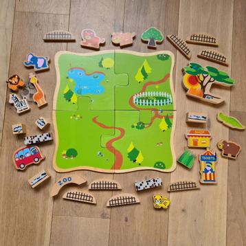 Houten dierentuin beschikbaar voor biedingen