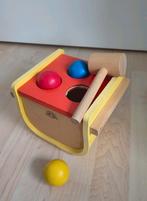 Houten ballendoos met hamer, Ophalen of Verzenden, Gebruikt, Overige typen