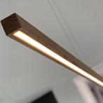 Bylum Design Wengé Houten Hanglamp (120 cm breed), Huis en Inrichting, Ophalen of Verzenden, Zo goed als nieuw, Tijdloos, modern, design